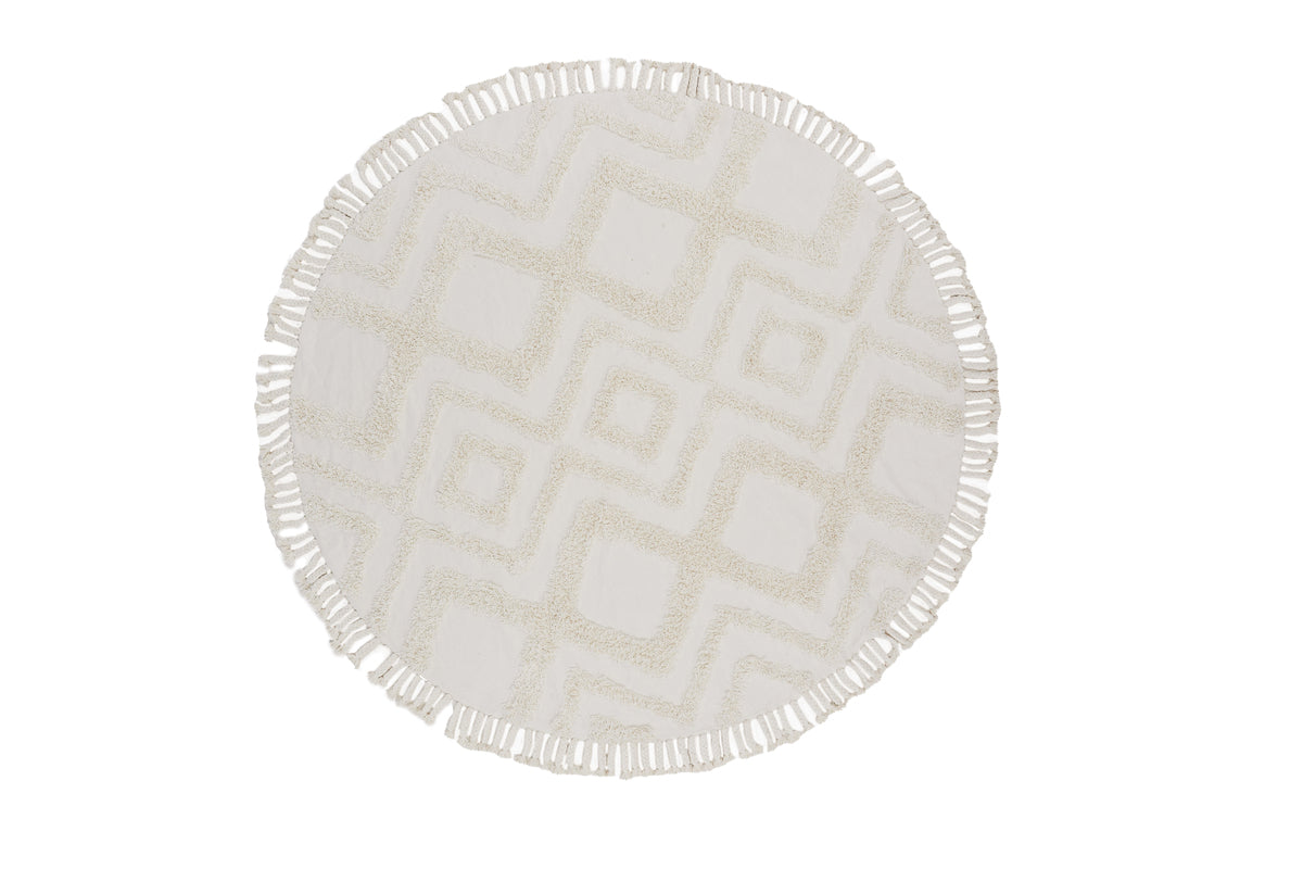 Round Carpet ⌀200 White