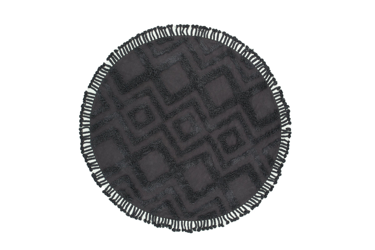 Round Carpet ⌀200 Dark Grey