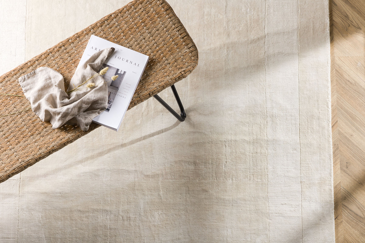 Rectangular Carpet 202 x 300 White