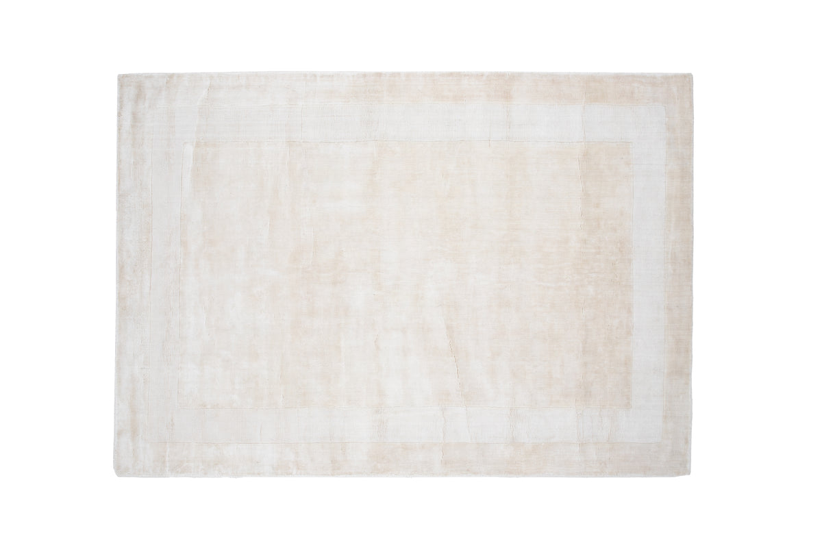 Rectangular Carpet 162 x 230 White