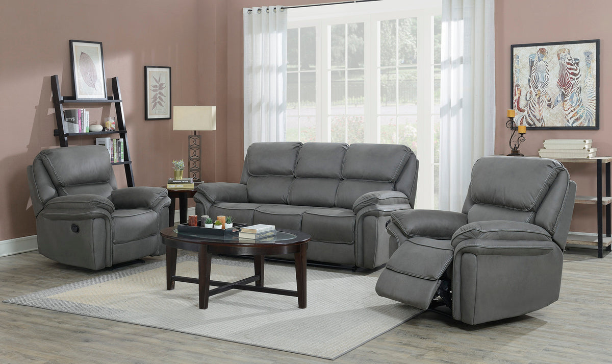 Recliner Armchair Grey