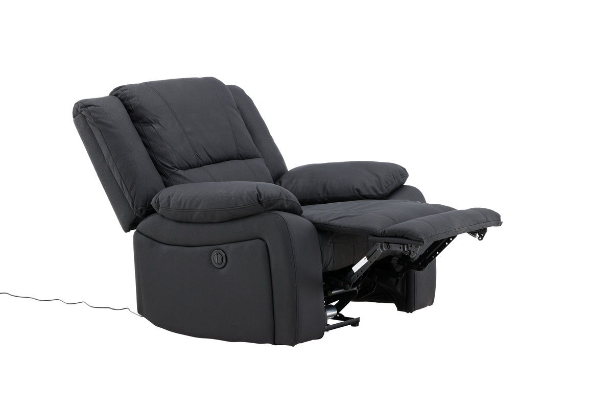 Recliner Armchair Black