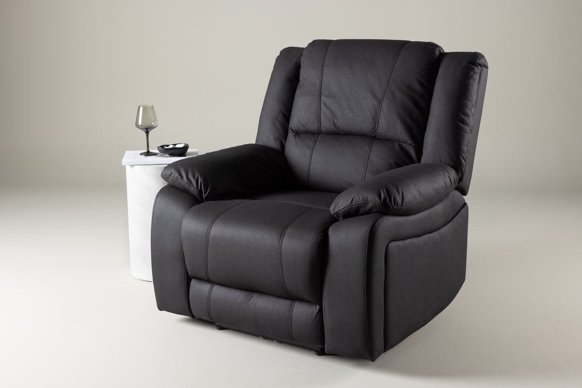 Recliner Armchair Black