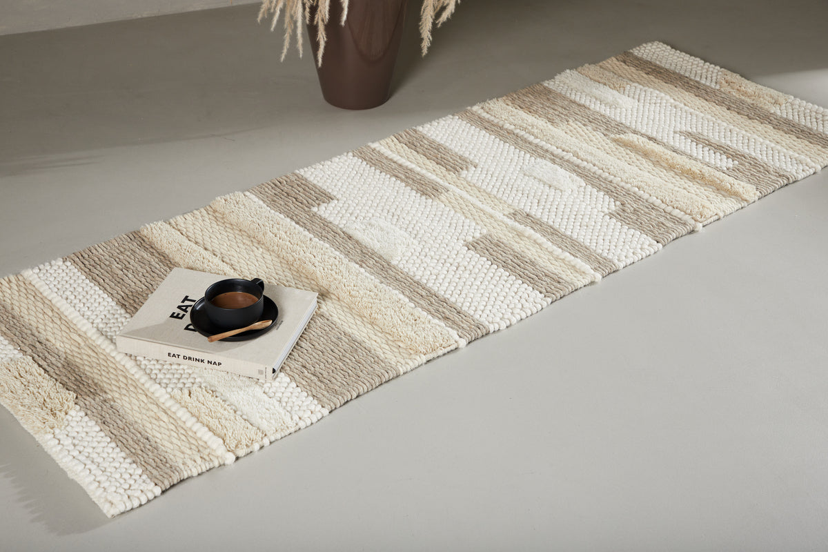 Rectangular Carpet 72 x 200 Beige
