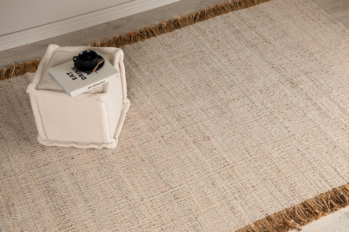 Rectangular Carpet 180 x 230 Offwhite