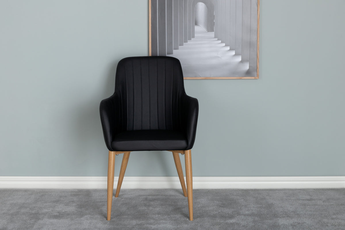 Dining Chair 2-pack Black