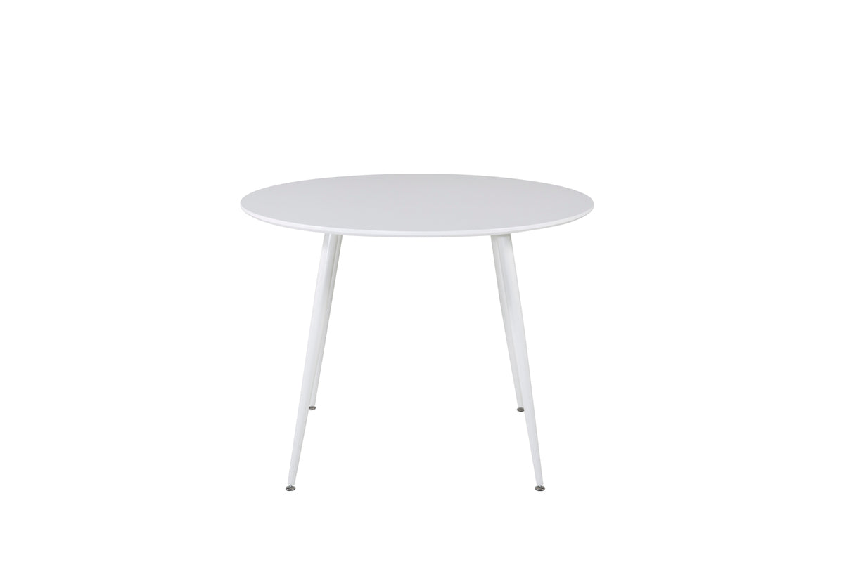 Round Dining Table ø100 White