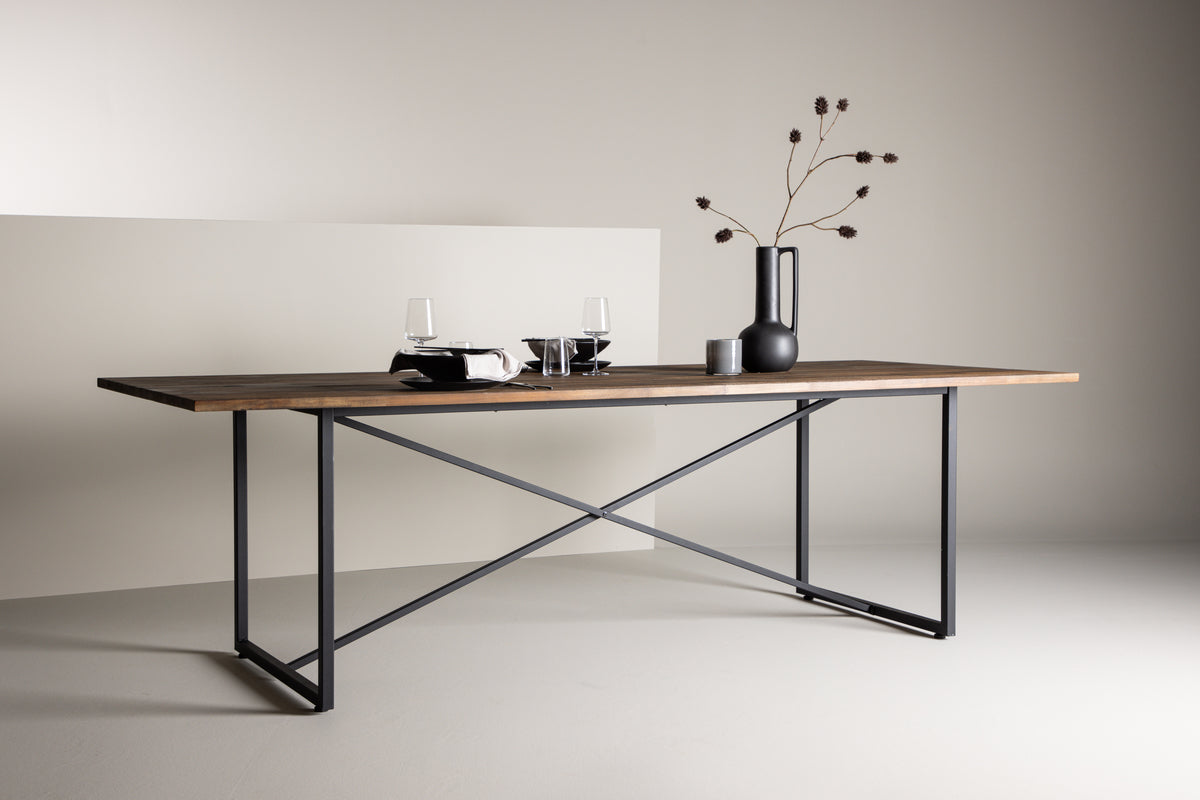Rectangular Dining Table 76 x 250 x 100 Nature