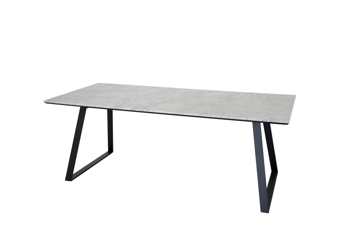 Rectangular Dining Table 75 x 140 x 90 Black