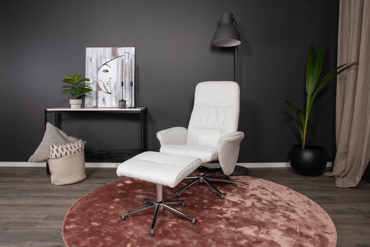 Recliner Armchair Greige