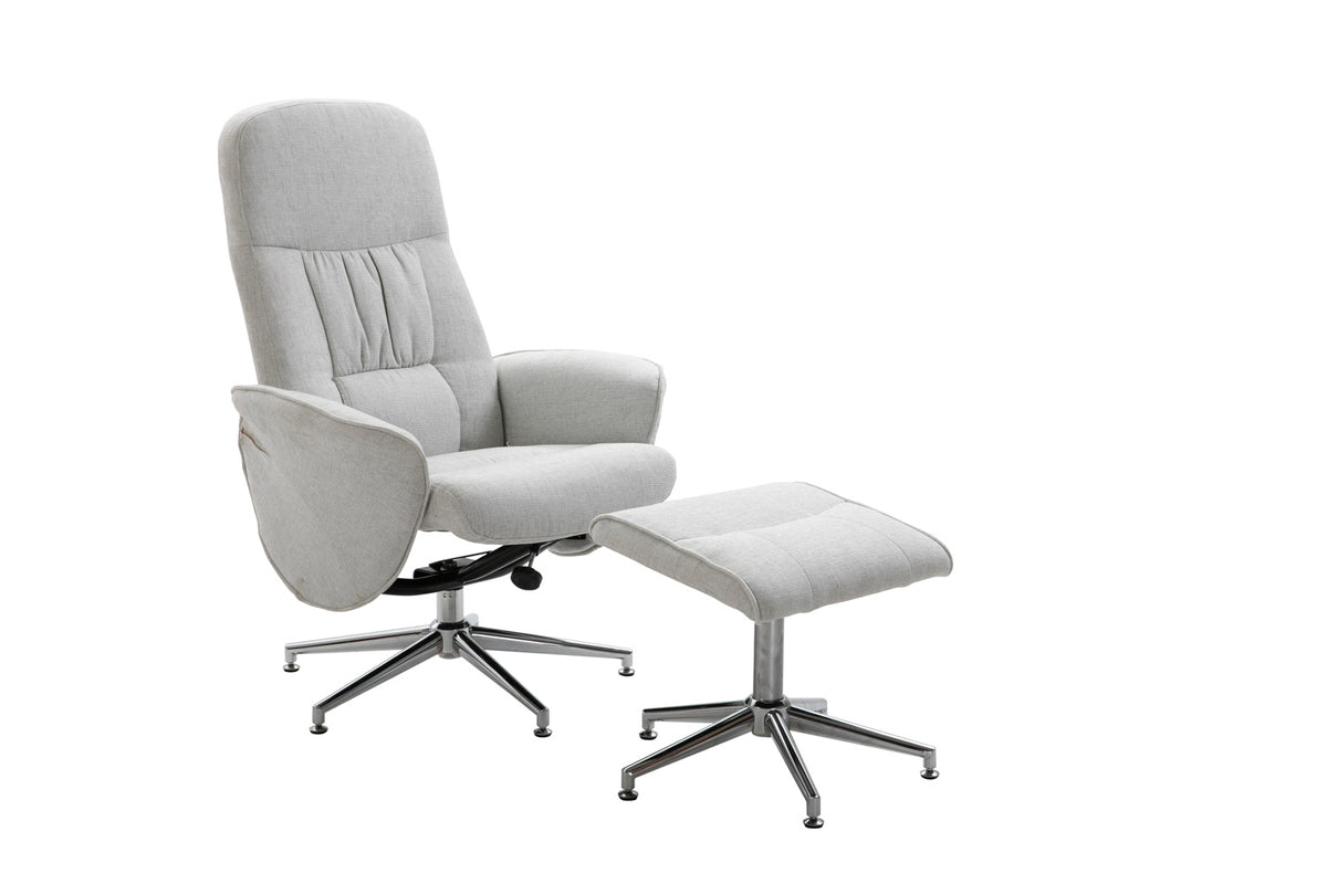 Recliner Armchair Greige