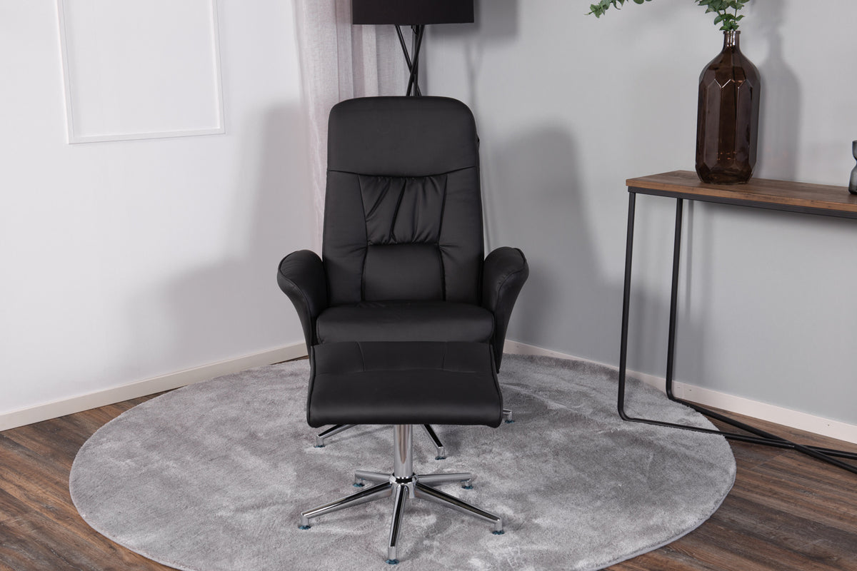 Recliner Armchair Black