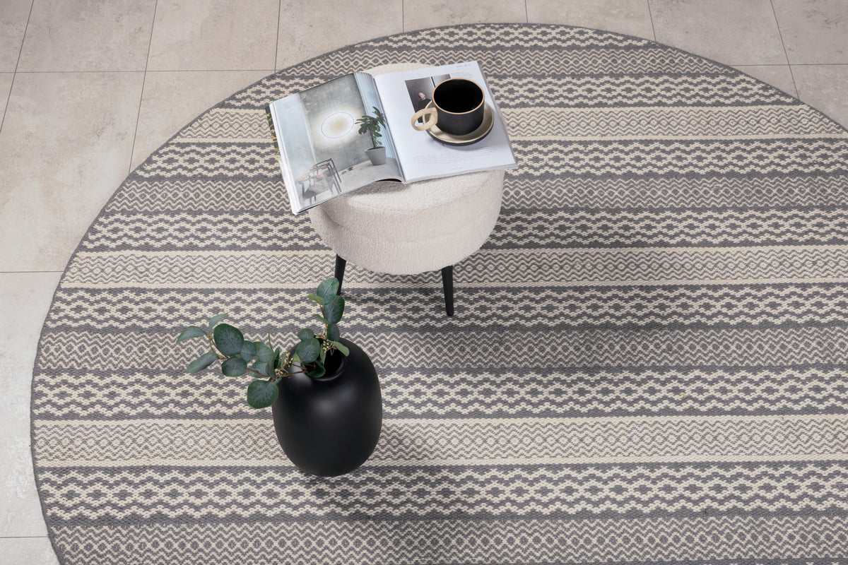 Round Carpet ⌀200 Light Grey