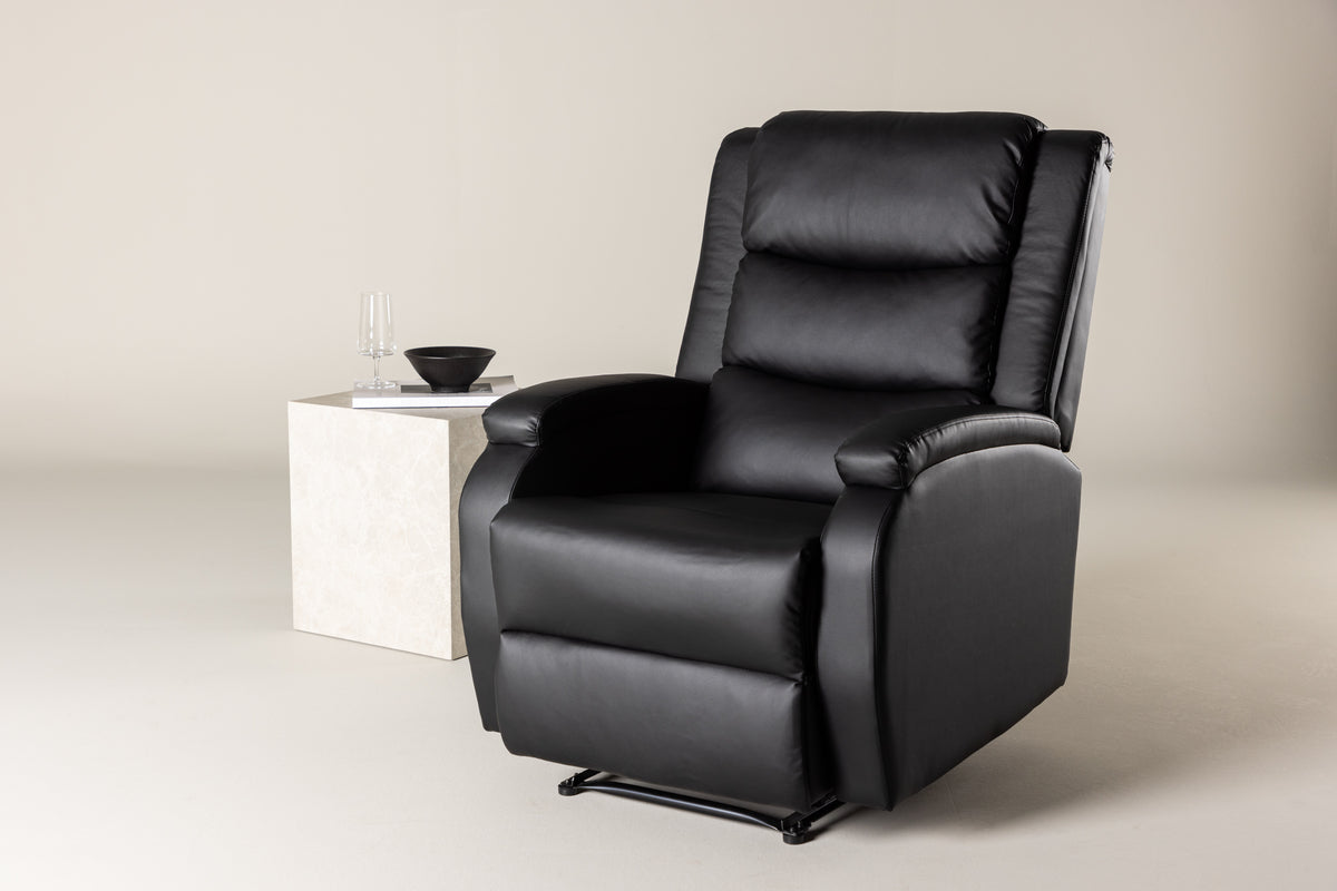 Recliner Armchair Black