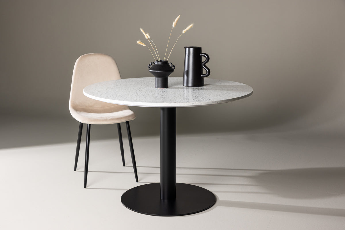 Round Dining Table ø106 White