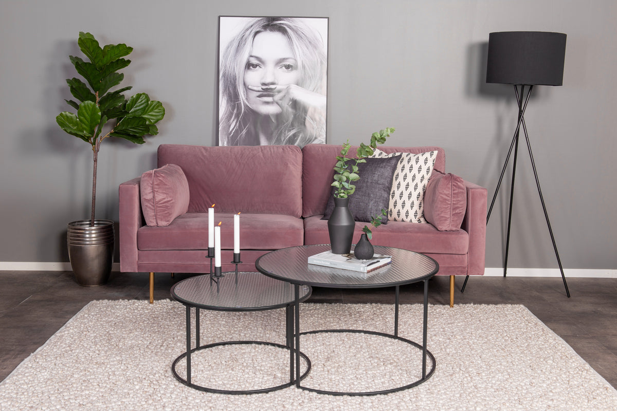 3-Seat Sofa Pink