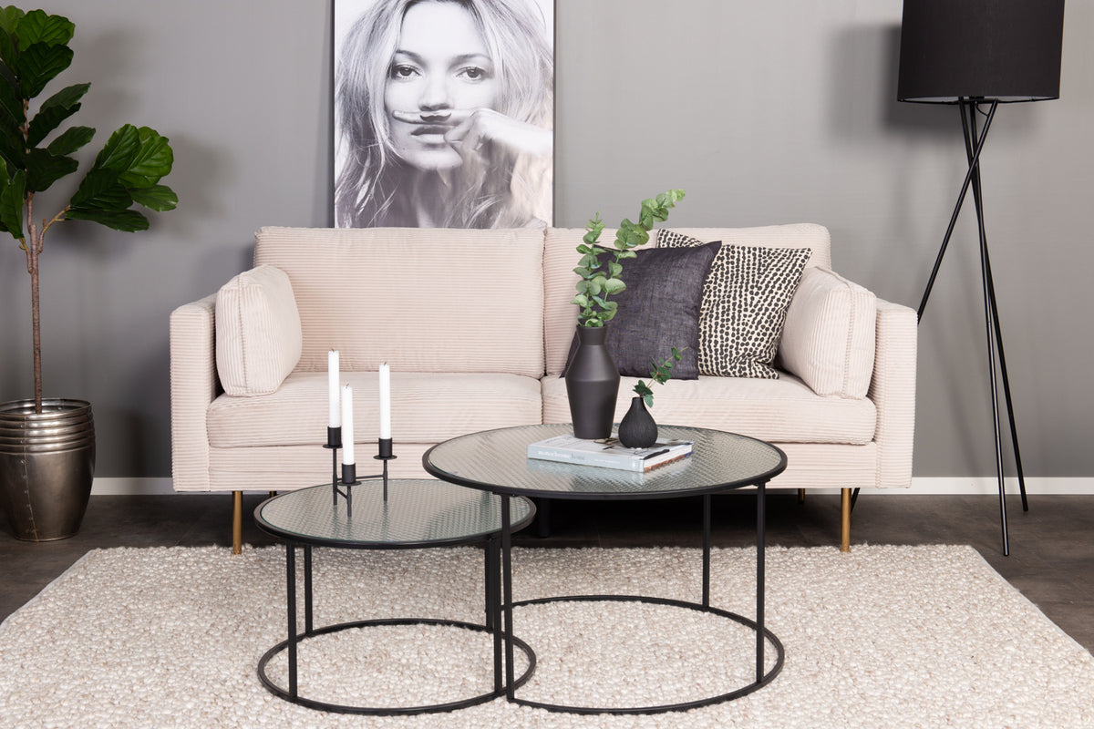 3-Seat Sofa Light Beige