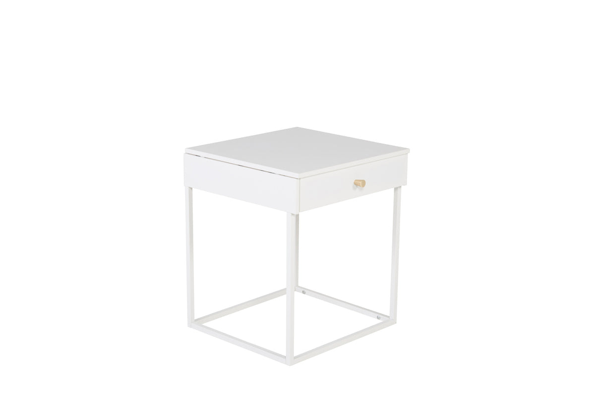 Bedside Table 41 x 43 White