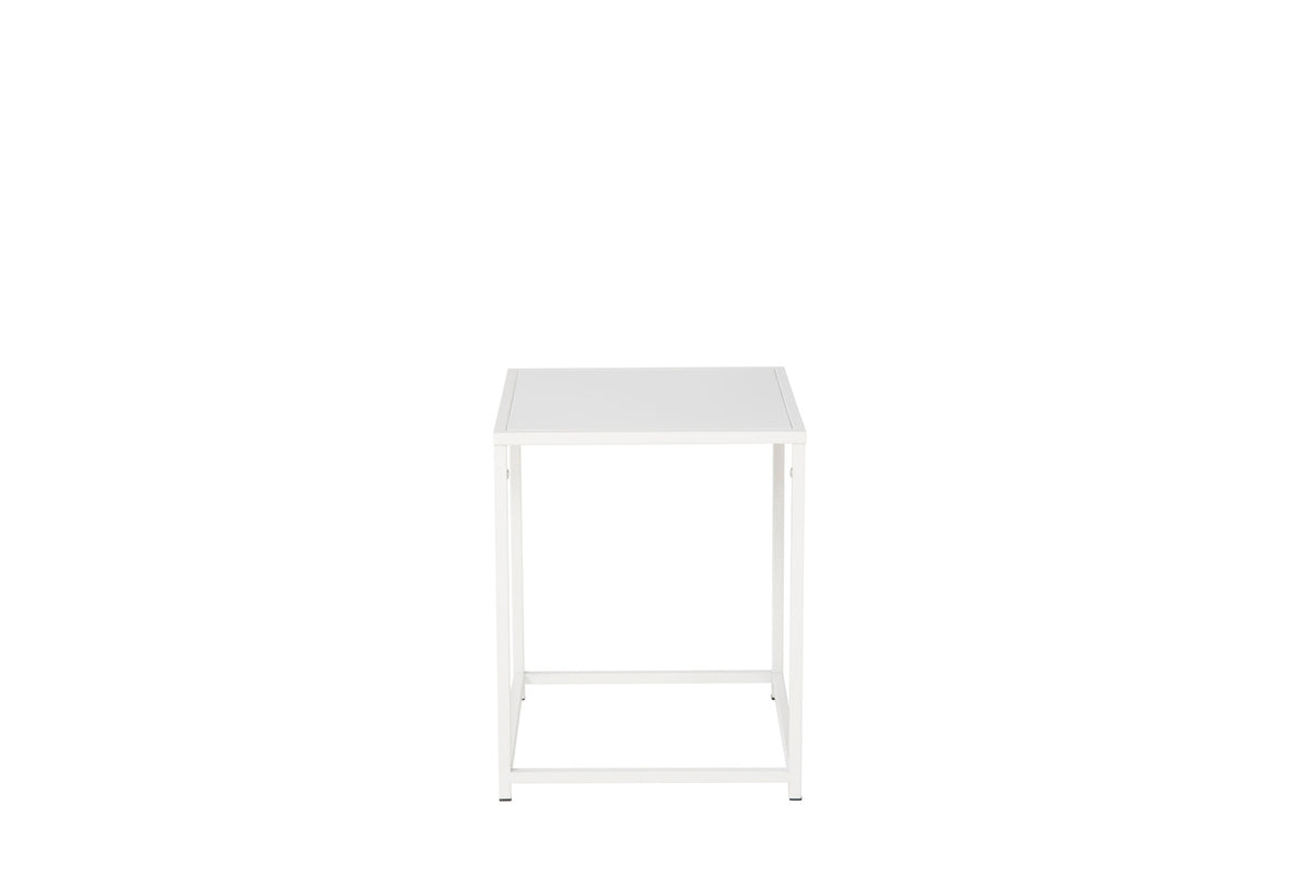 Side Table 38 x 37 White