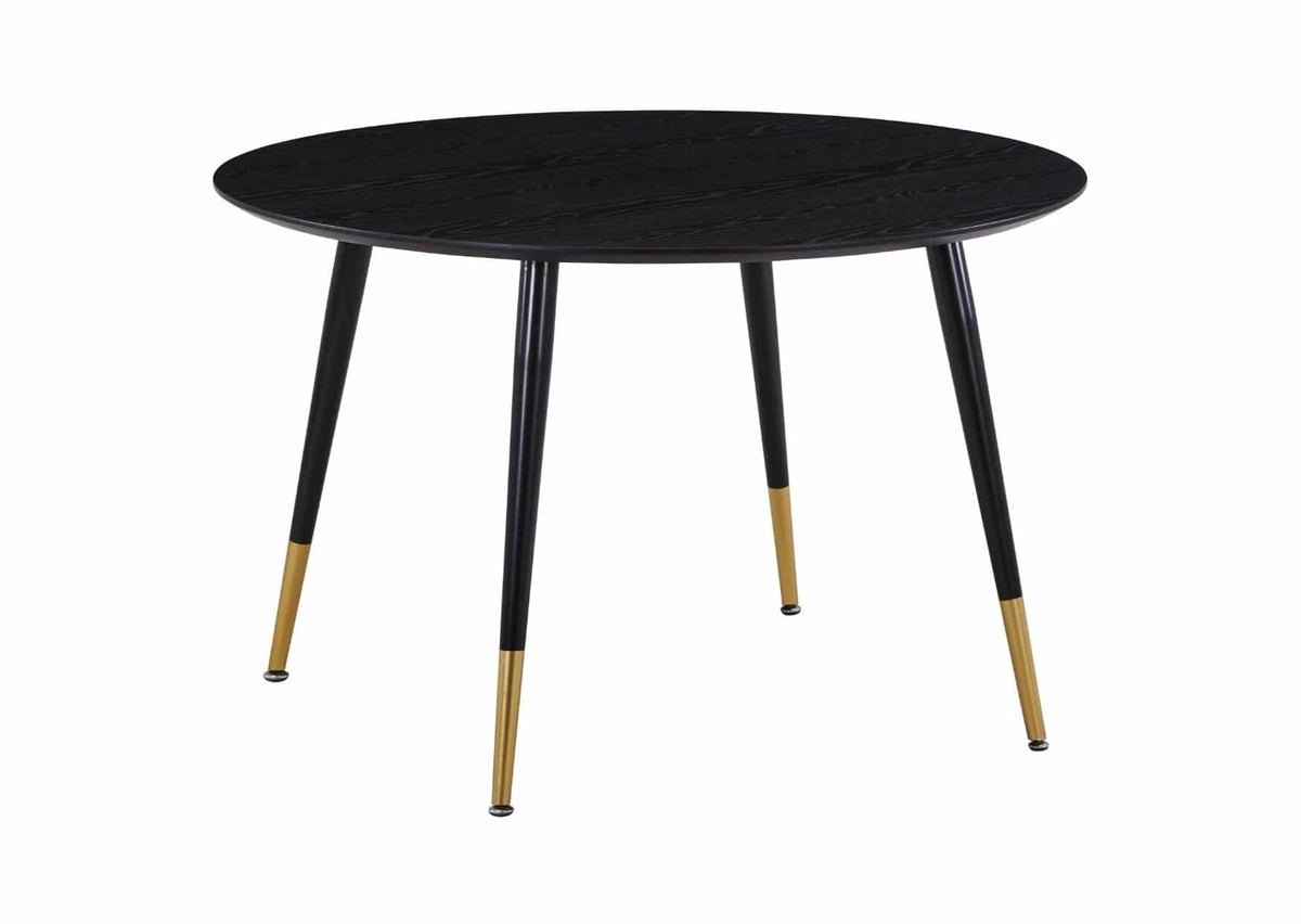 Round Dining Table ø115 Black