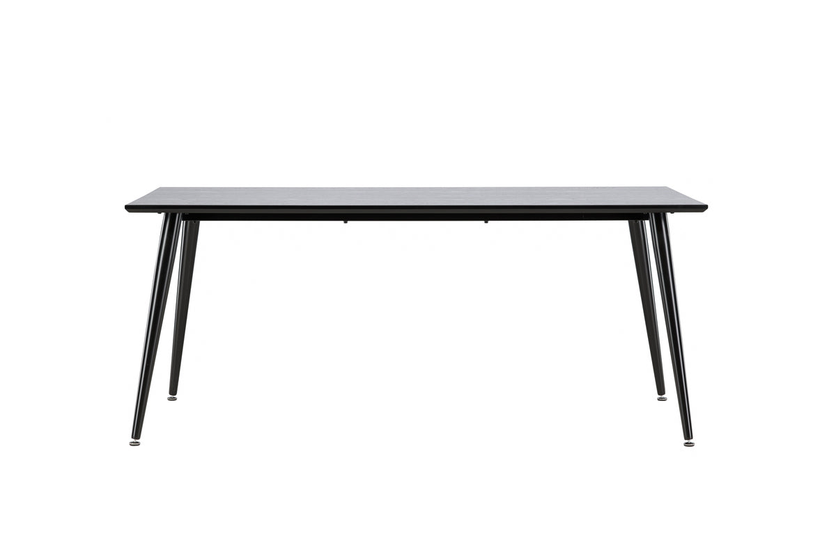 Rectangular Dining Table 180 x 75 x 90 Black