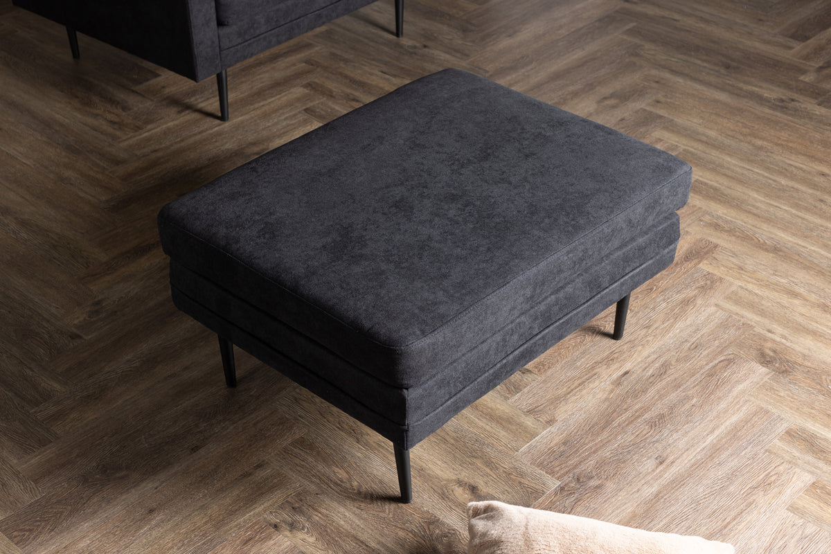 Ottoman 90 x 70 x 49 Black