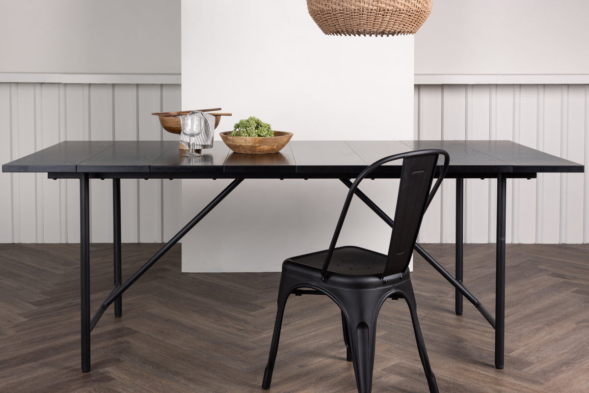 Rectangular Dining Table 90 x 200 Black