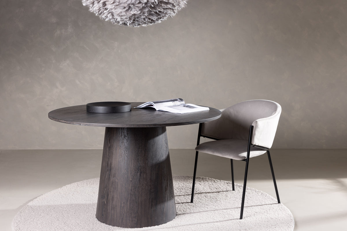 Round Dining Table ø120 Mocca