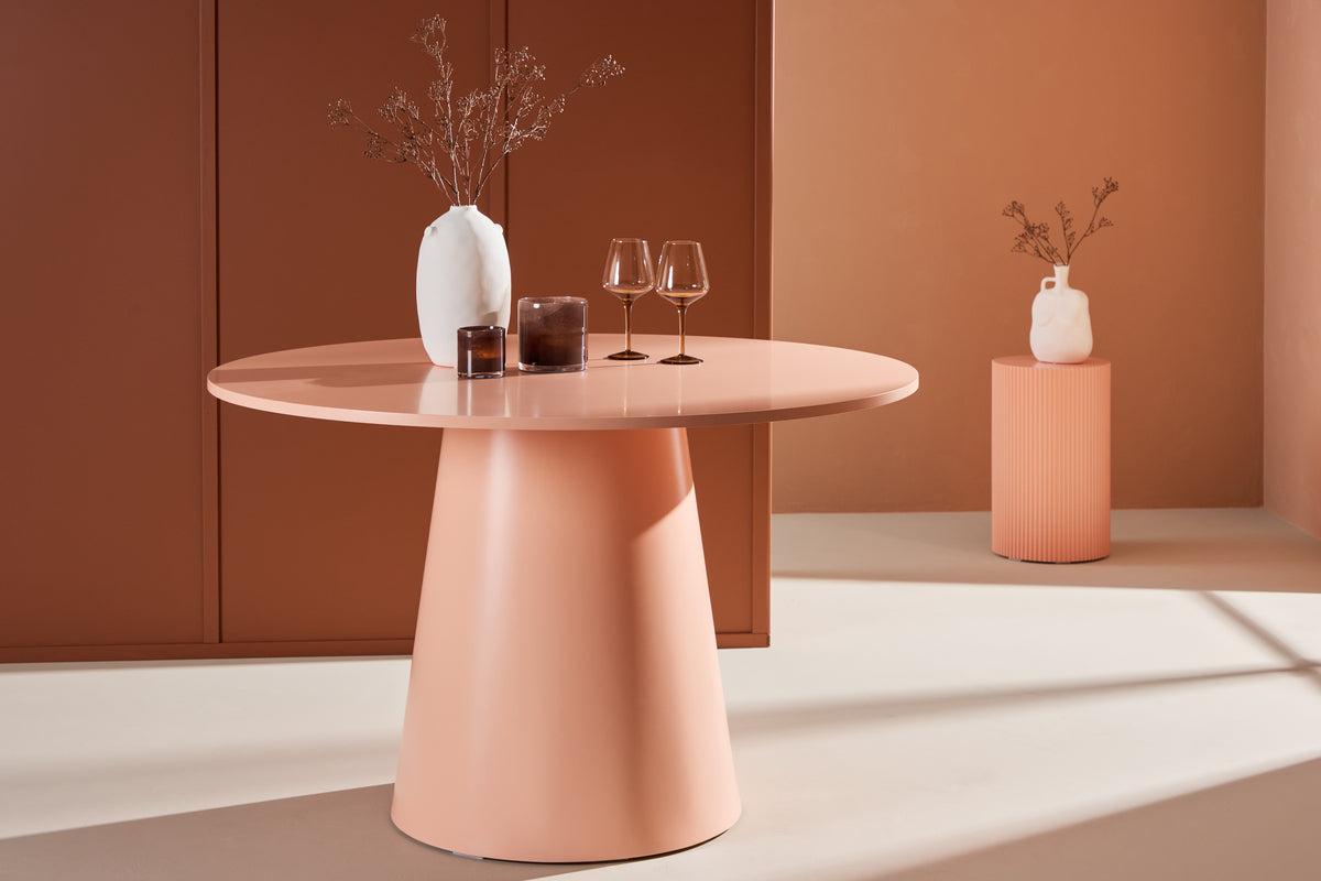 Round Dining Table 120 Pink
