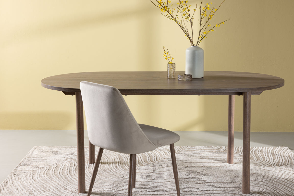 Oval Dining Table 90 x 180 Nature
