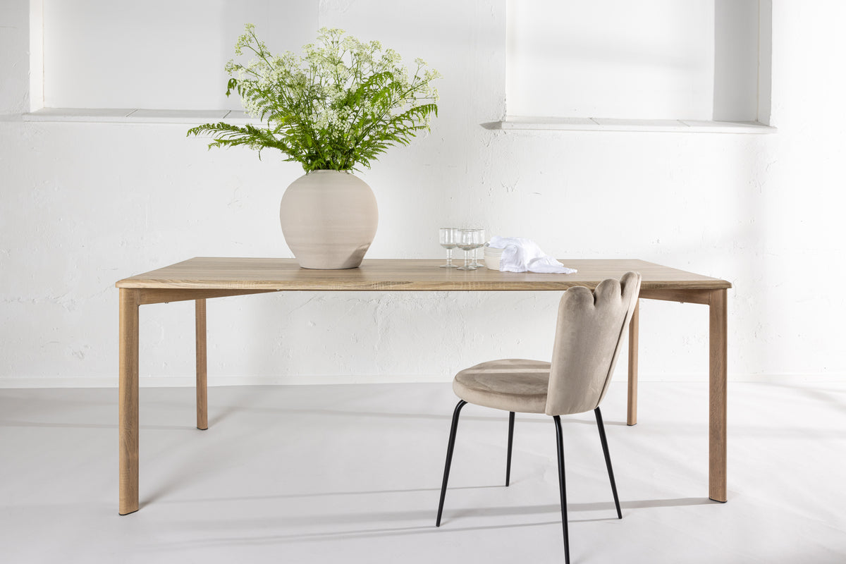 Rectangular Dining Table 90 x 200 Whitewash