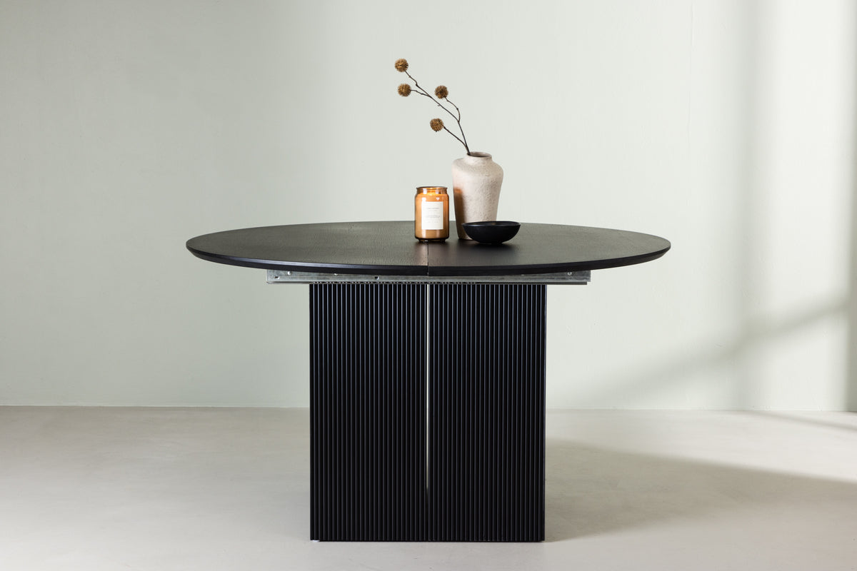 Round Dining Table ø130 Black