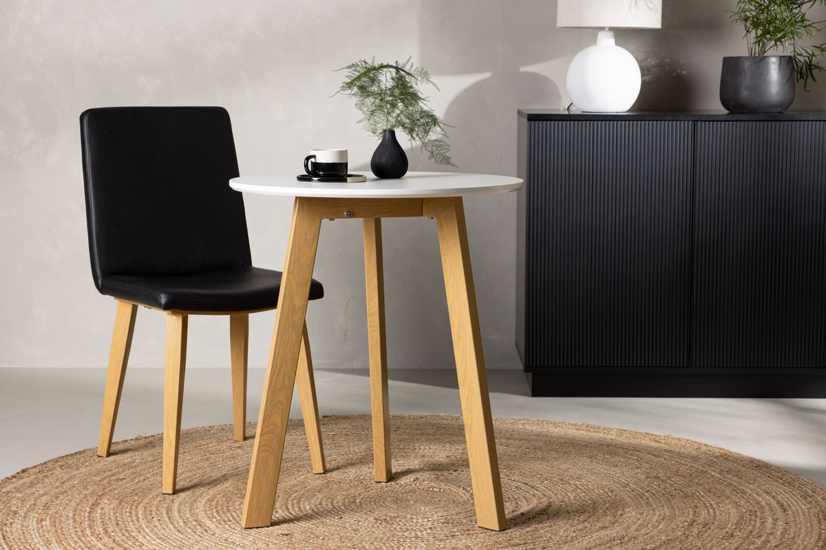 Round Dining Table ø65 White