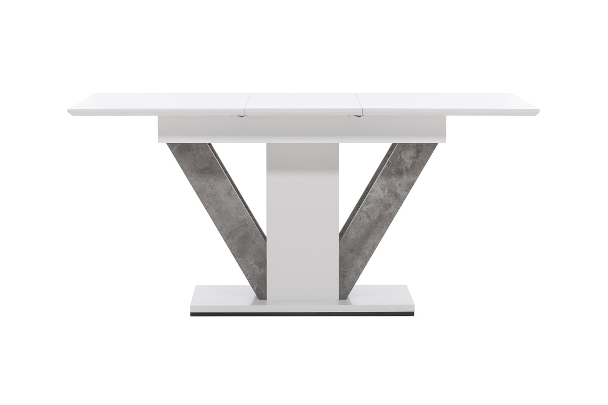 Rectangular Dining Table 80 x 120 White