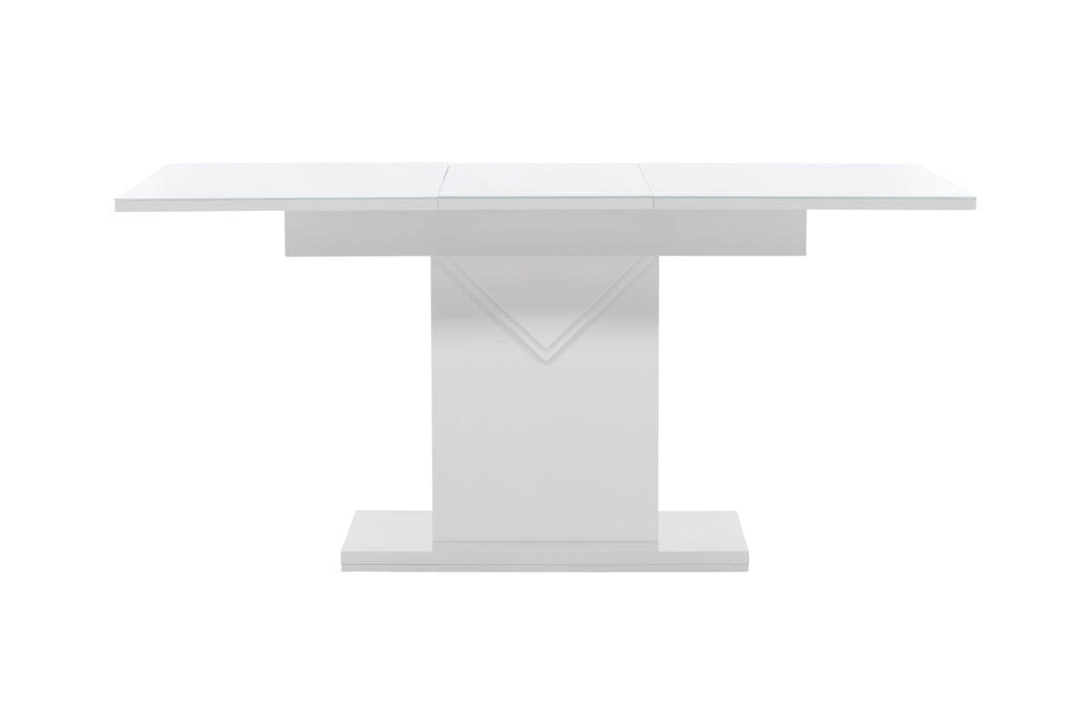 Rectangular Dining Table 90 x 120 White