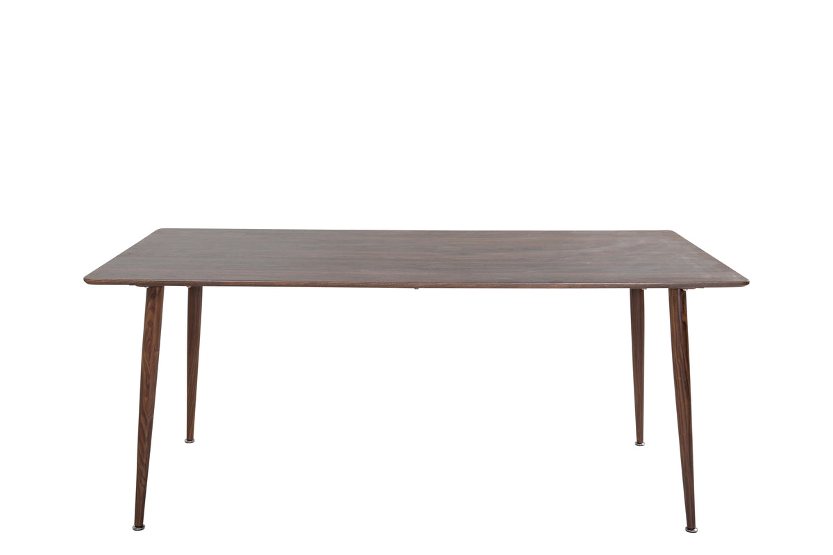 Rectangular Dining Table 180 x 75 x 90 Walnut