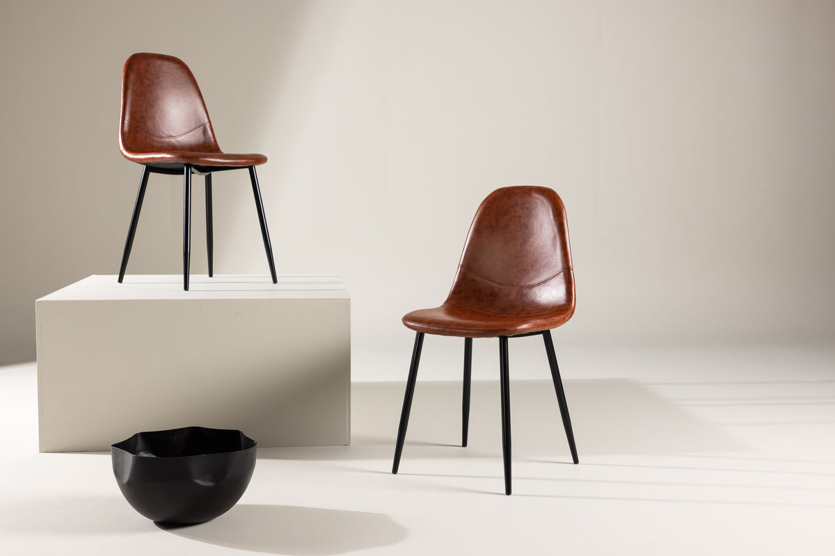Dining Chair 2-pack Brown