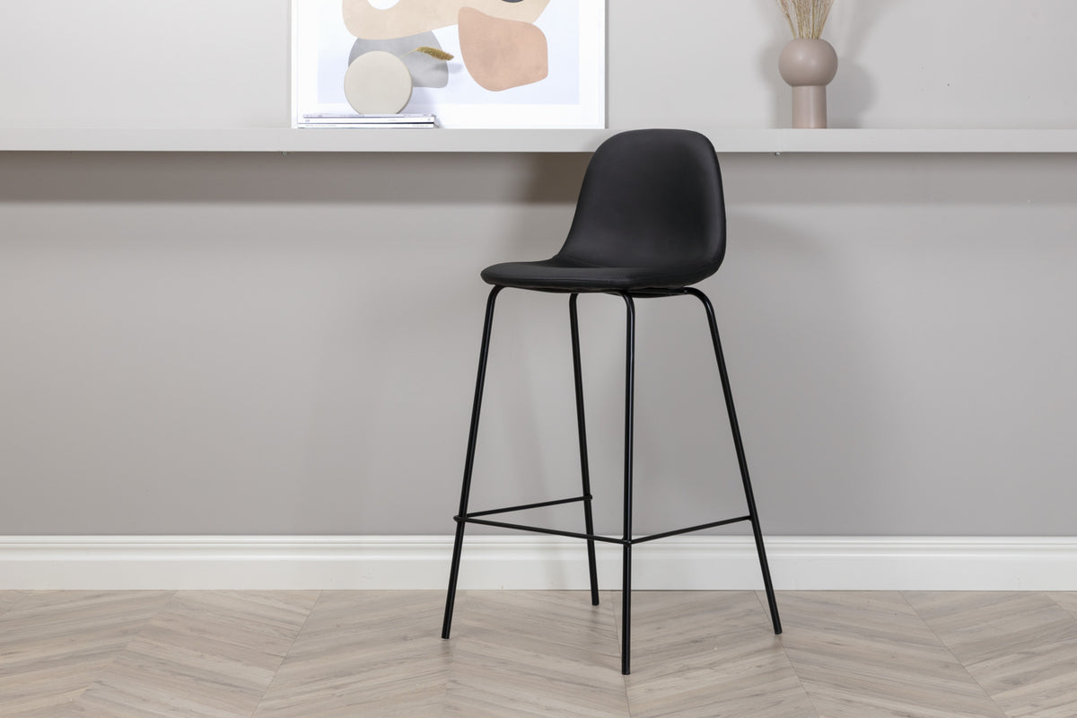 Bar Chair 2-pack Black