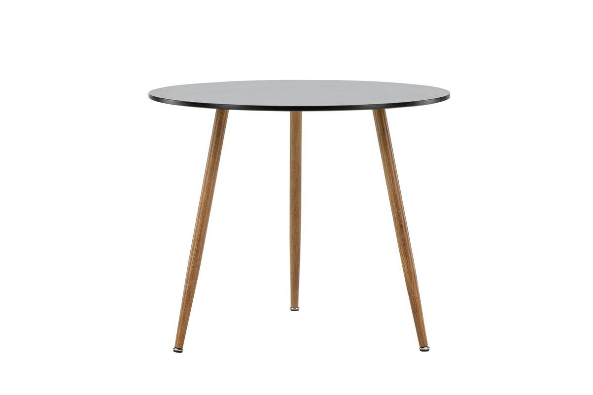 Round Dining Table ø90 Black