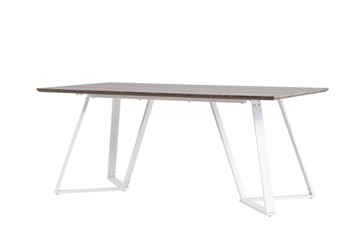 Rectangular Dining Table 180 x 75 x 90 Grey