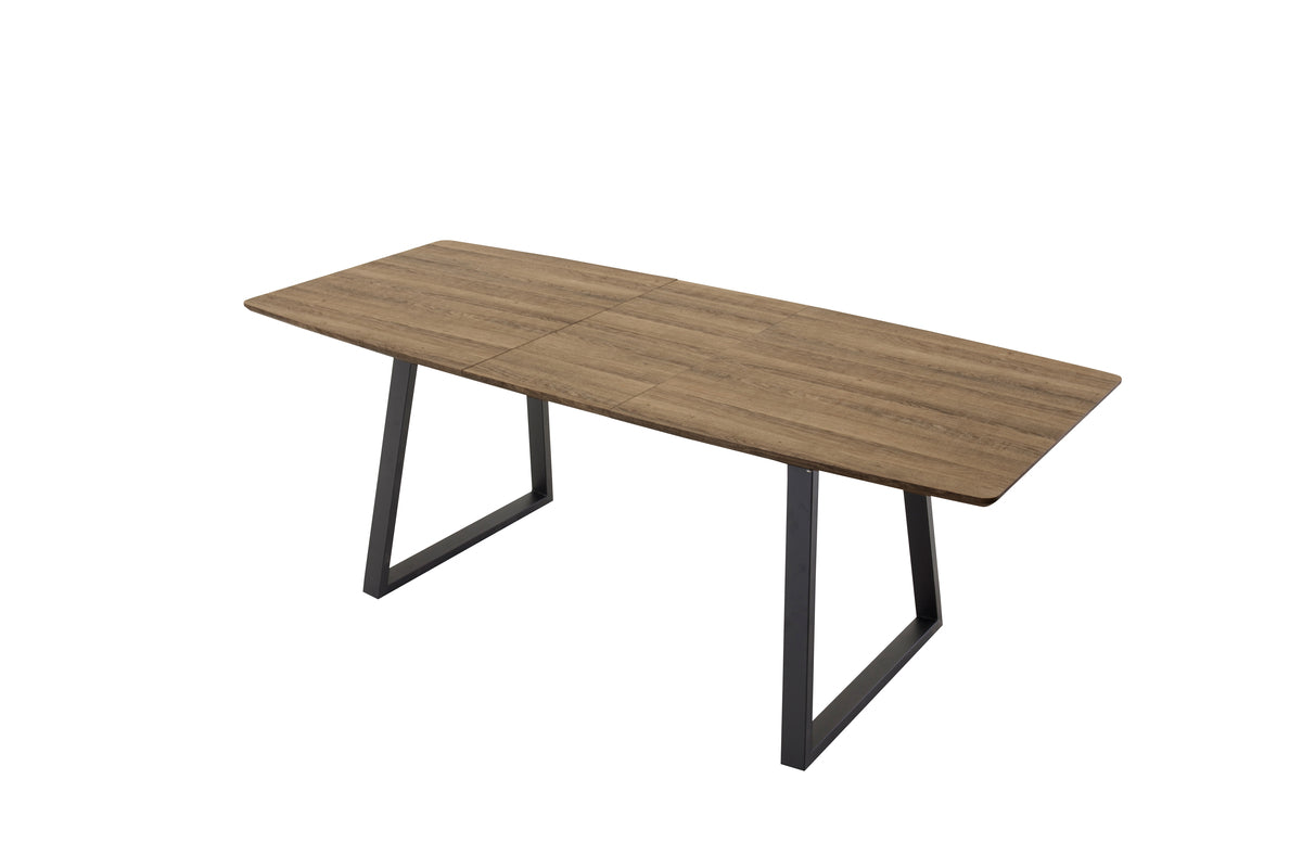 Rectangular Dining Table 75 x 160 x 85 Walnut