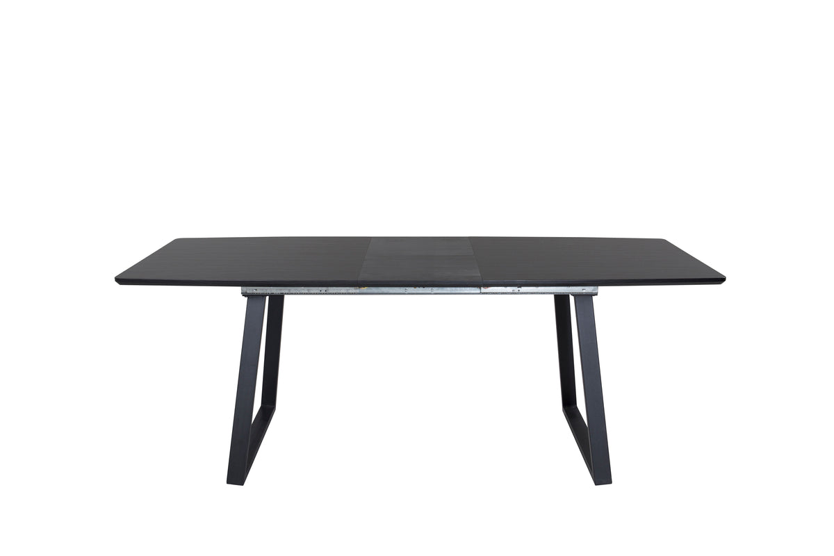 Rectangular Dining Table 75 x 160 x 85 Black