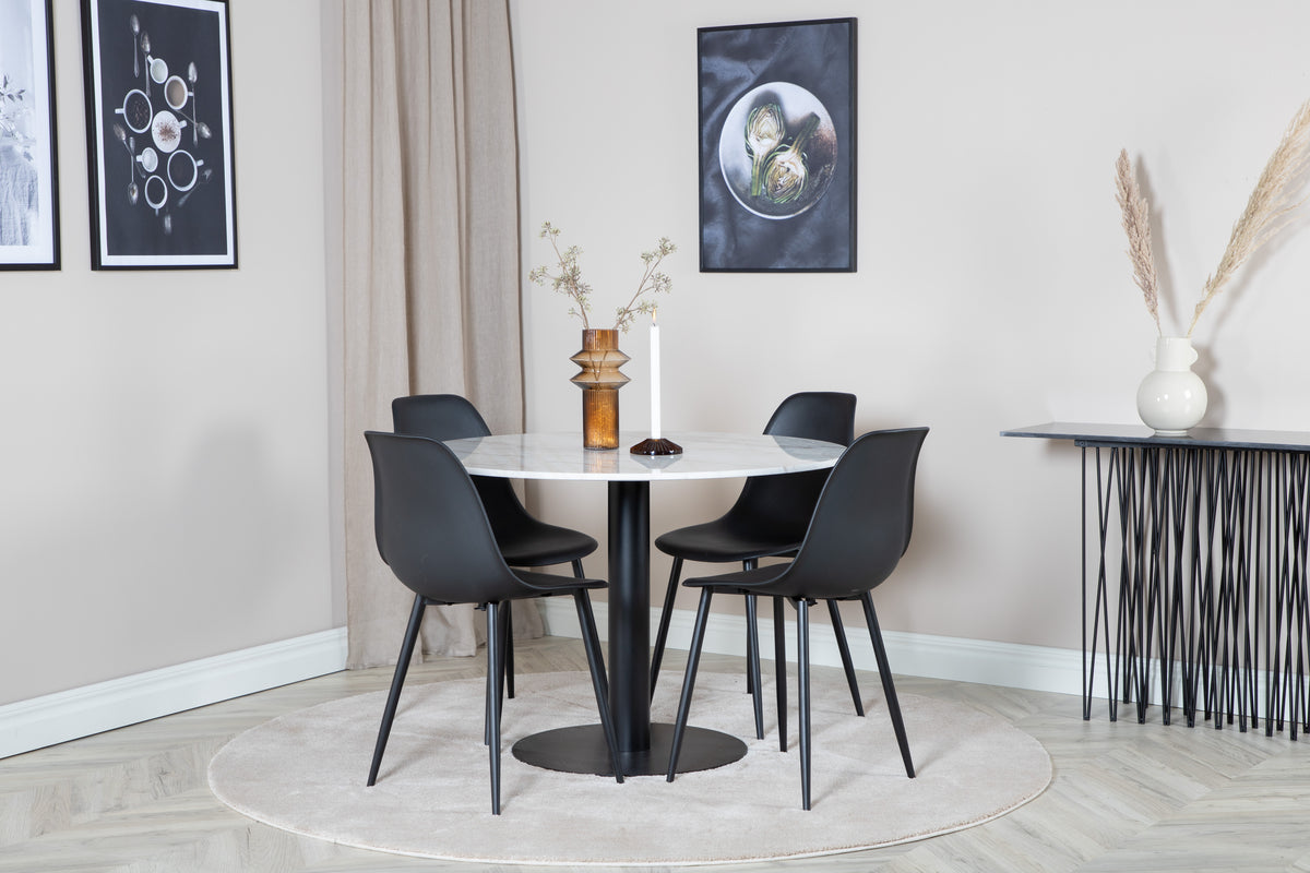 Round Dining Table ø106 White