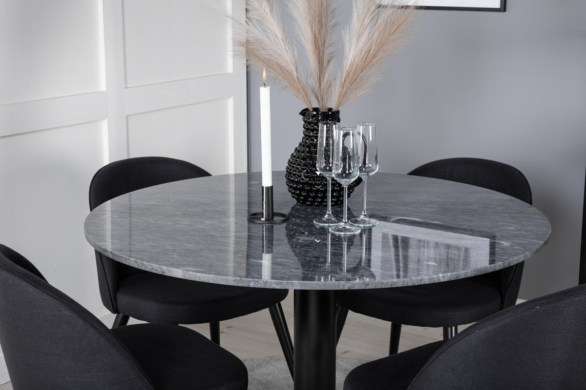 Round Dining Table ø106 Dark Grey