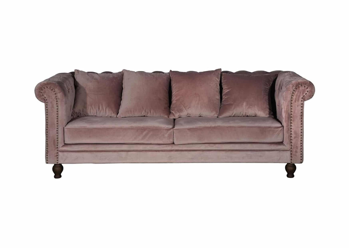 3-Seat Sofa Pink
