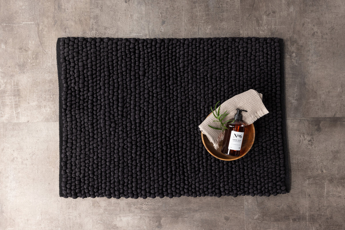 Rectangular Carpet 50 x 80 Black