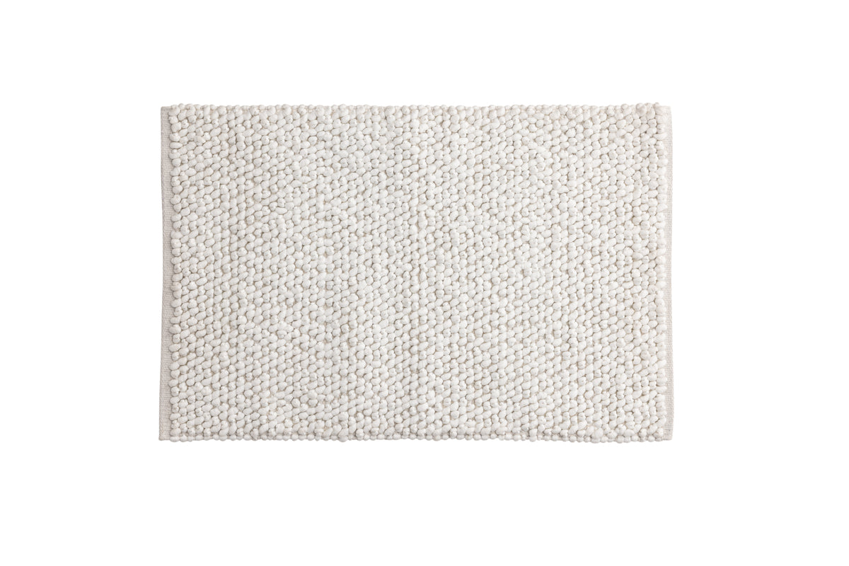 Rectangular Carpet 50 x 80 White