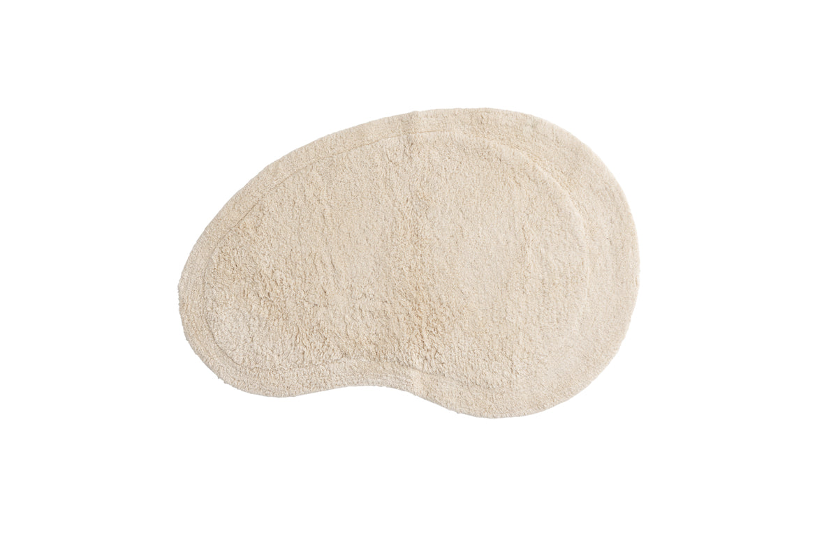 Oval Carpet 60 x 85 Beige