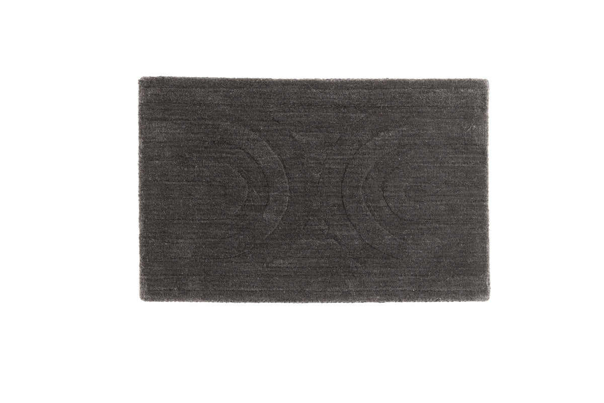 Rectangular Carpet 50 x 80 Dark Grey