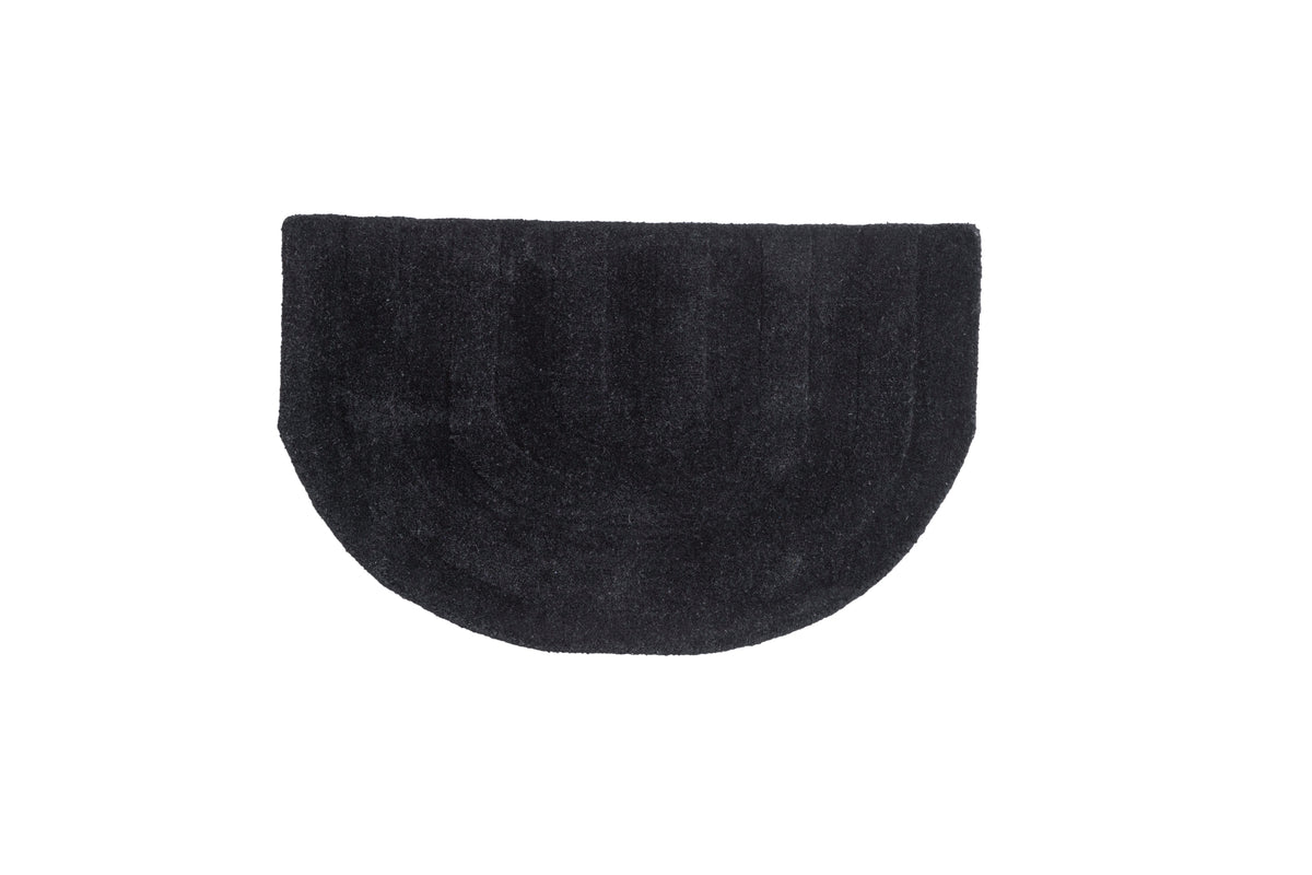 Oval Carpet 50 x 80 Black